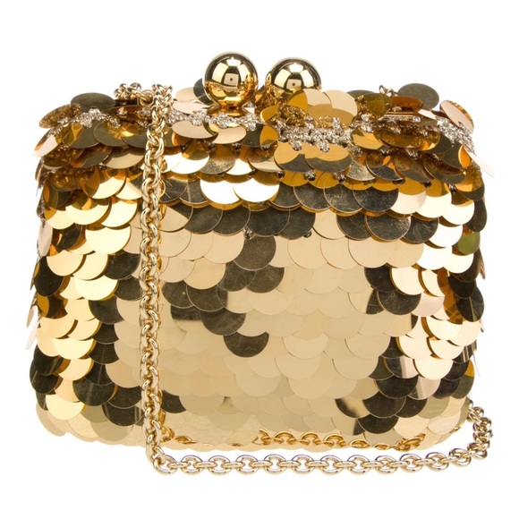 Gorgeous Dolce & Gabbana Boxy Large Sequin Evening Handbag - Picture 1 of 14